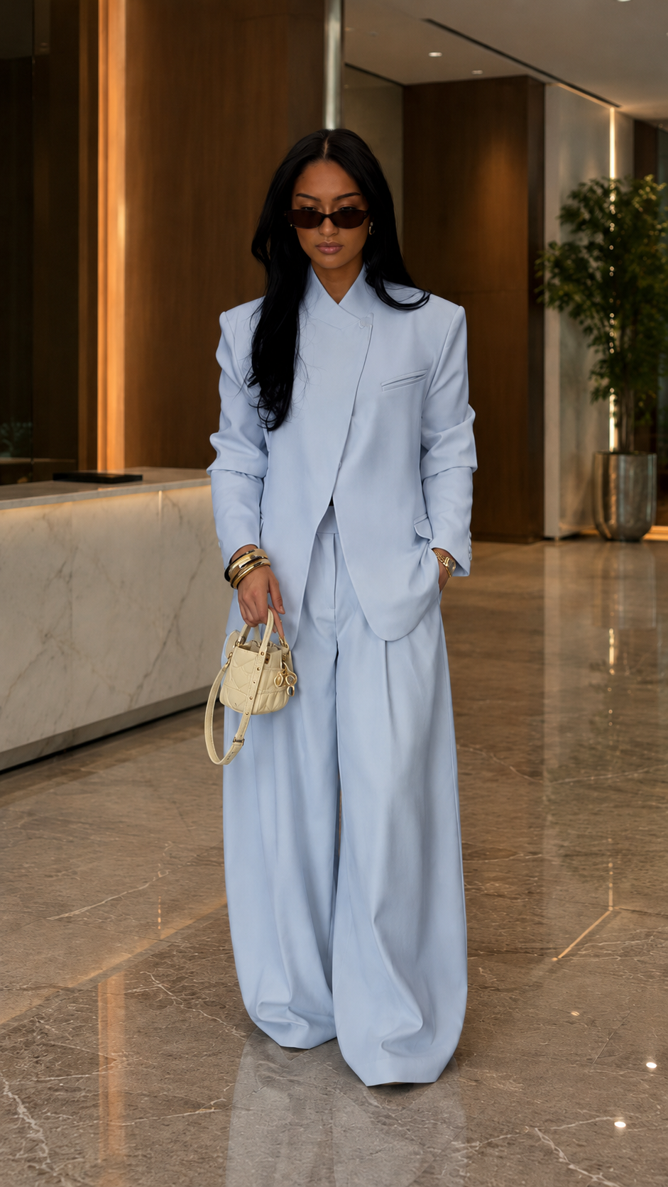 Limoncello Luxe Wide-Leg Suit Set