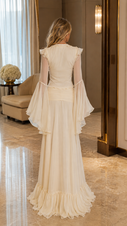 Isla Romance Chiffon Maxi Set