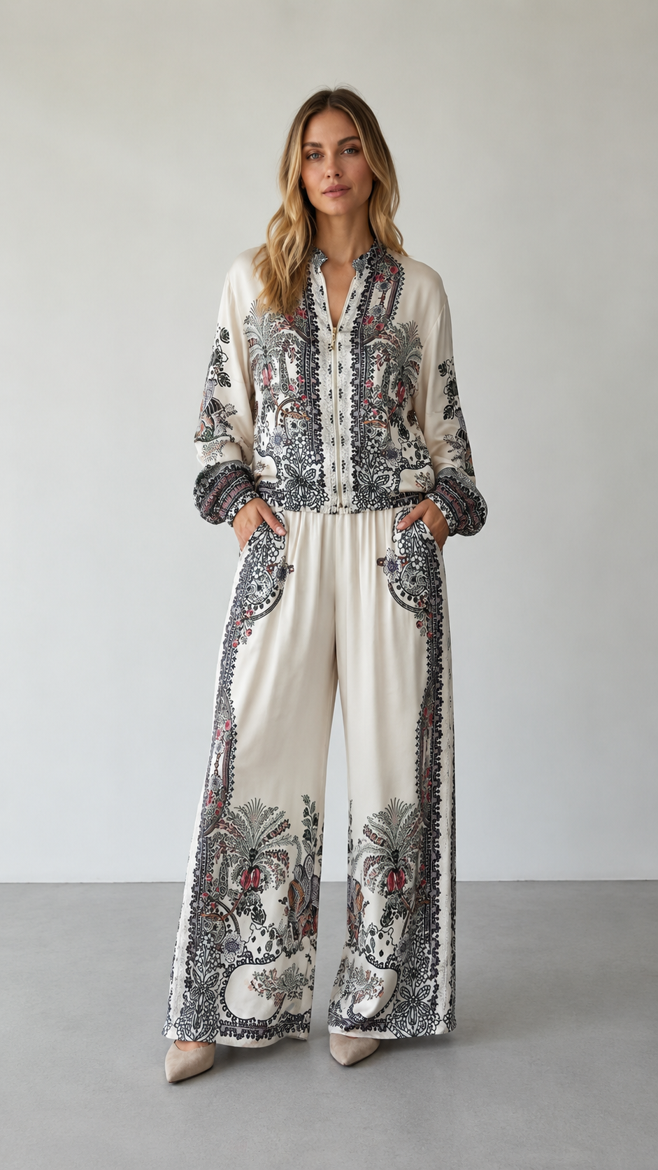 Savannah Paisley Lounge Set