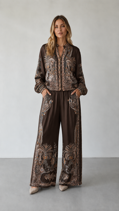 Savannah Paisley Lounge Set