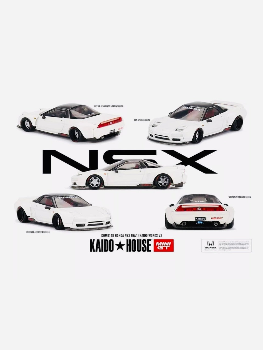Mini GT x Kaido House Collab Factory Sealed Honda NSX (NA1) Kaido WORKS V2 #148