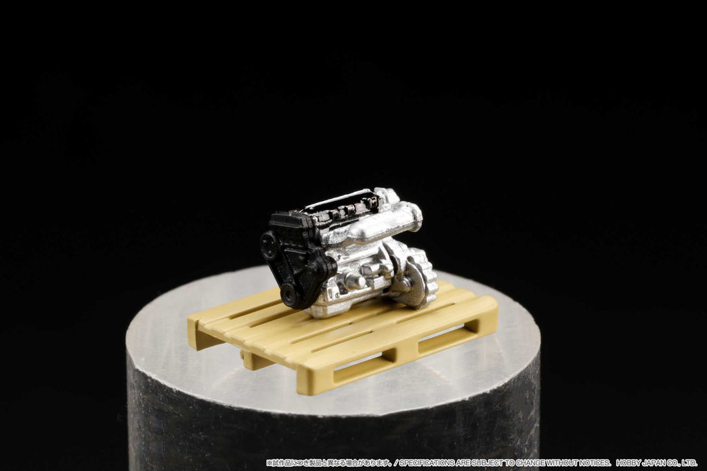 Hobby Japan 1:64 Honda Civic (EG6) SiR 鈪?with Engine Model in Captiva Blue Pearl