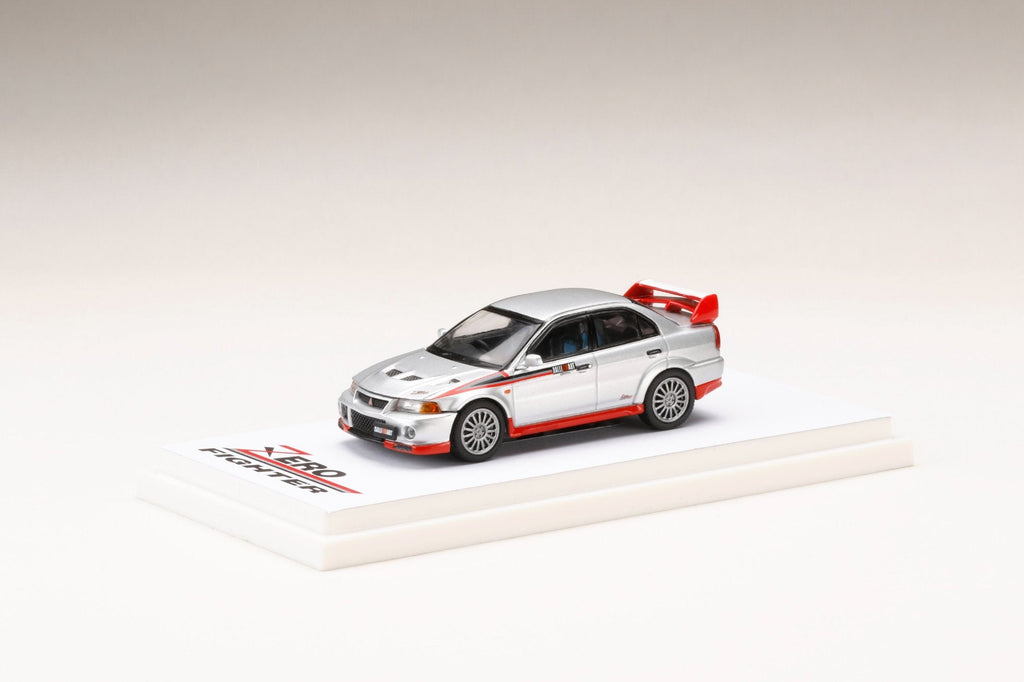 Hobby Japan 1:64 Mitsubishi Lancer GSR Evolution 6 Zero Fighter Silver (CP9A)