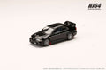 Hobby Japan 1:64 Mitsubishi Lancer GSR EVO VI 1999 with Mud Flap in Pyreness Black