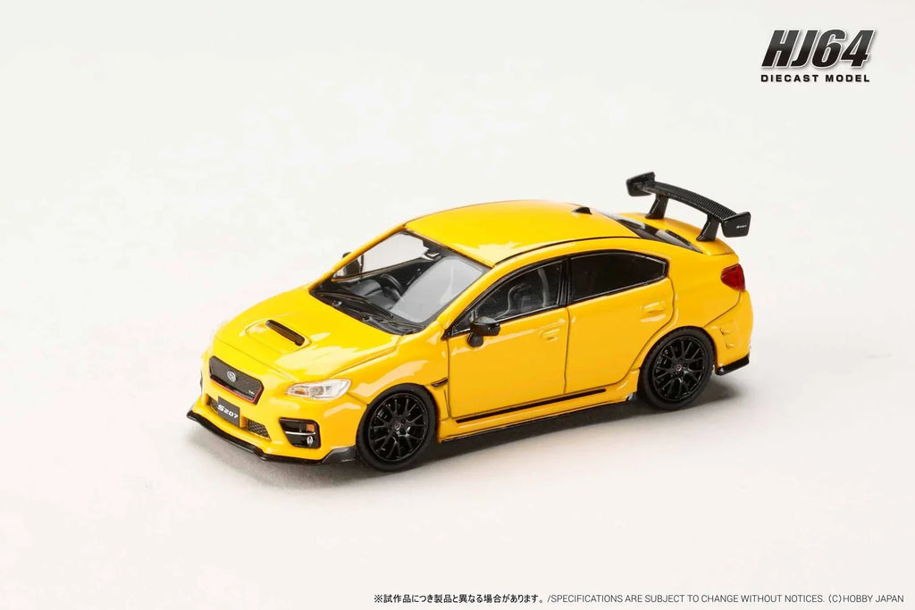 *PREORDER* Hobby Japan 1:64 Subaru S207 NBR Challenge Package in Sunrise Yellow