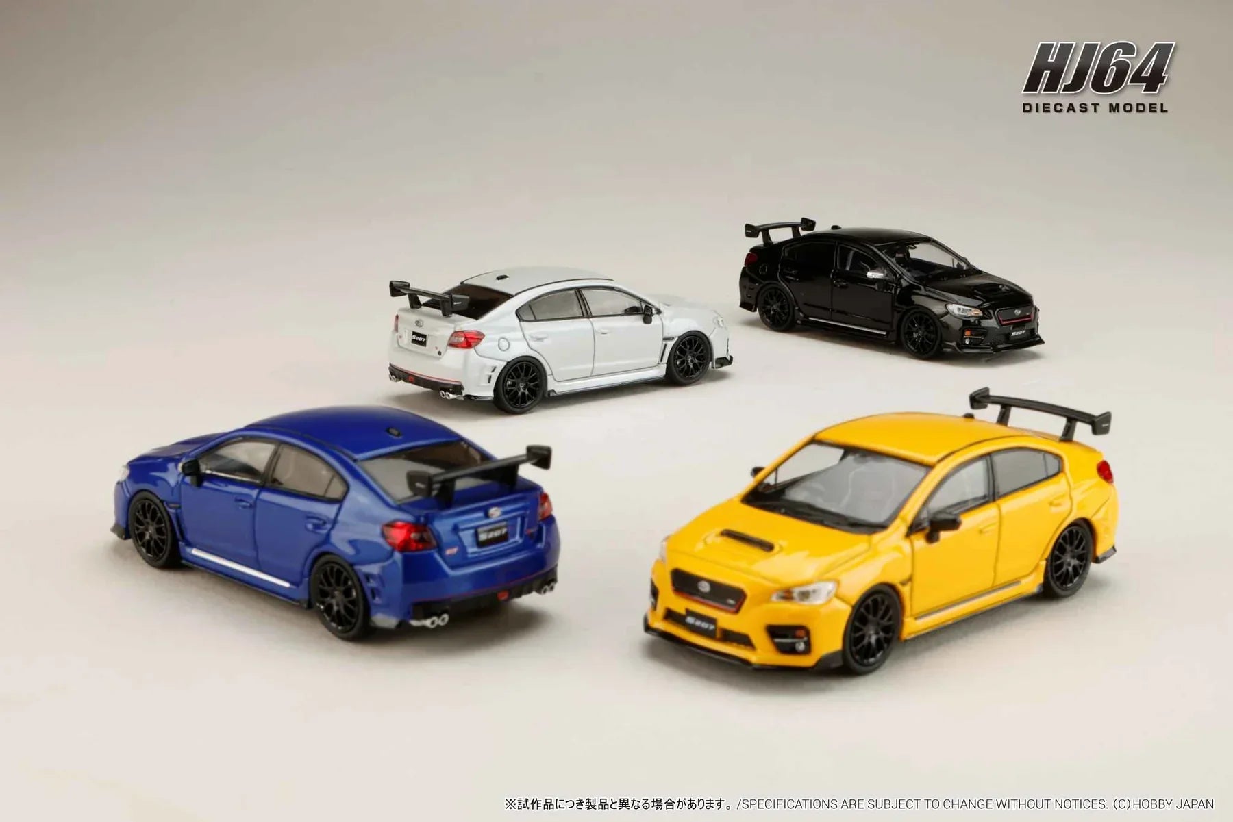 *PREORDER* Hobby Japan 1:64 Subaru S207 NBR Challenge Package in Crystal White Pearl