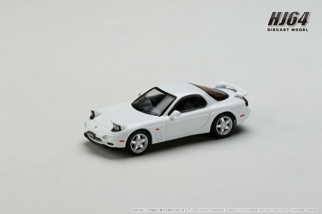 Hobby Japan 1:64 Mazda RX-7 (FD3S) Efini Type RS in Pure White