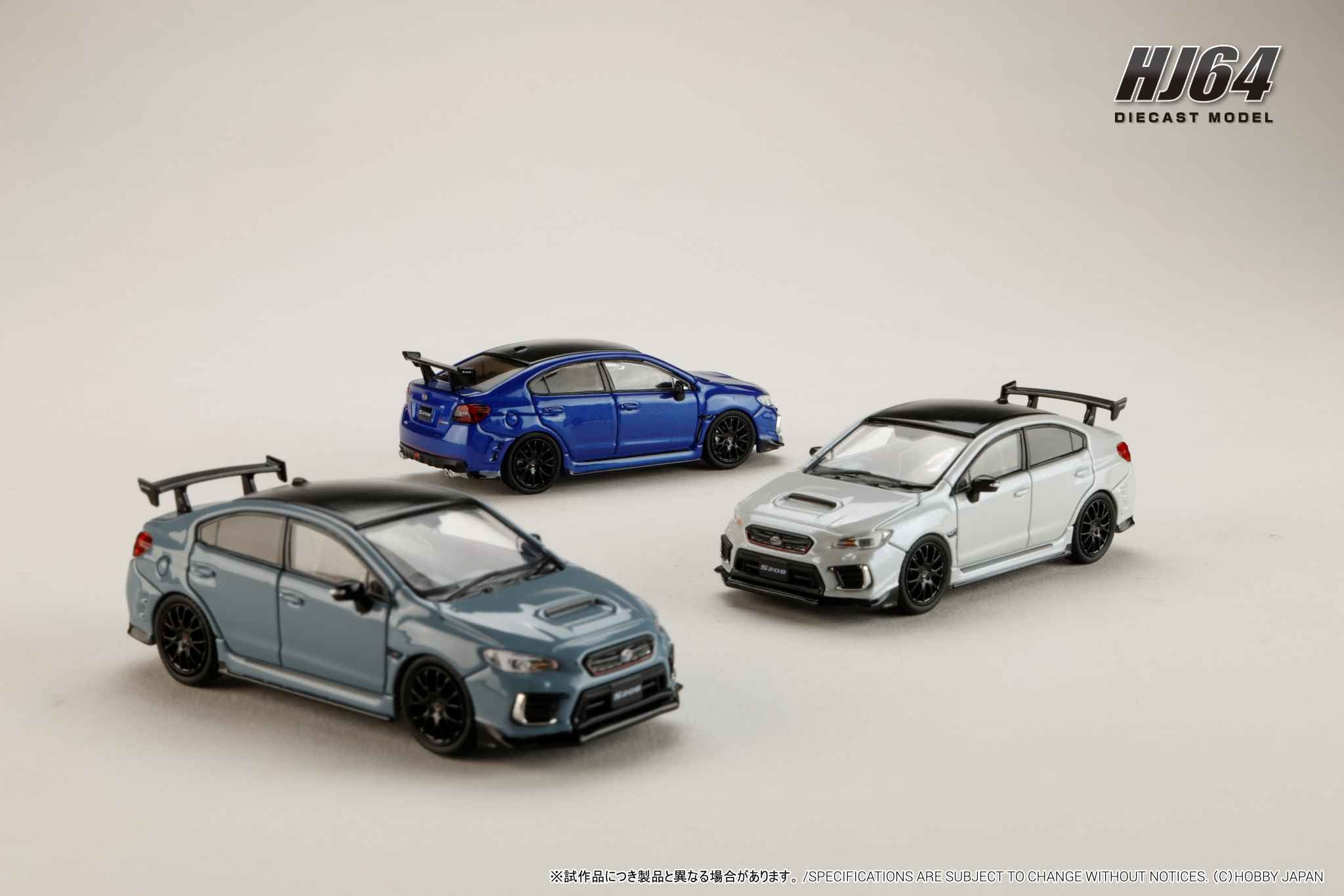 *PREORDER* Hobby Japan 1:64 SUBARU S208 NBR CHALLENGE PACKAGE in Cool Gray Khaki