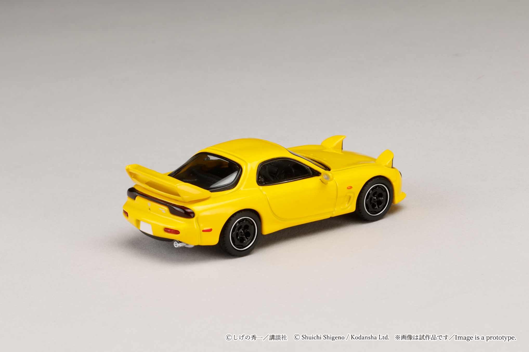 HobbyJapan 1/64 MAZDA RX-7 (FD3S) Project D/ INITIAL D Keisuke Takahashi VS Wataru Akiyama