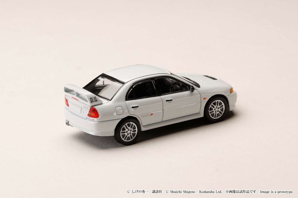 Hobby Japan 1:64 Mitsubishi Lancer RS Evolution III / INITIAL D Seiji Iwaki VS Takumi Fujiwara