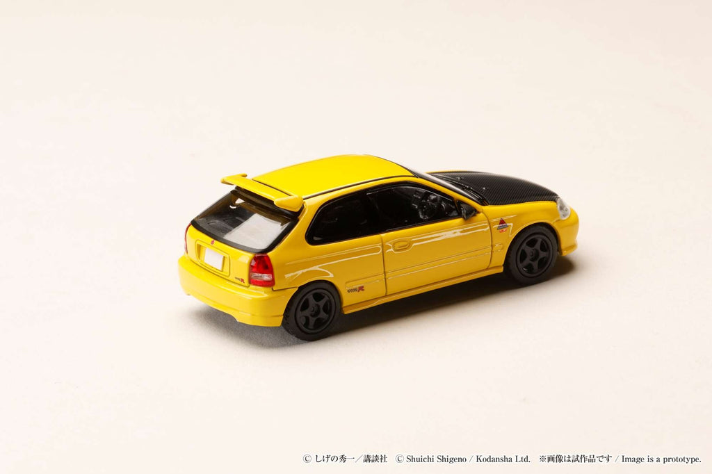 Hobby Japan 1:64 Honda CIVIC (EK9) Todojuku / INITIAL D Tomoyuki Tachi VS Takumi Fujiwara