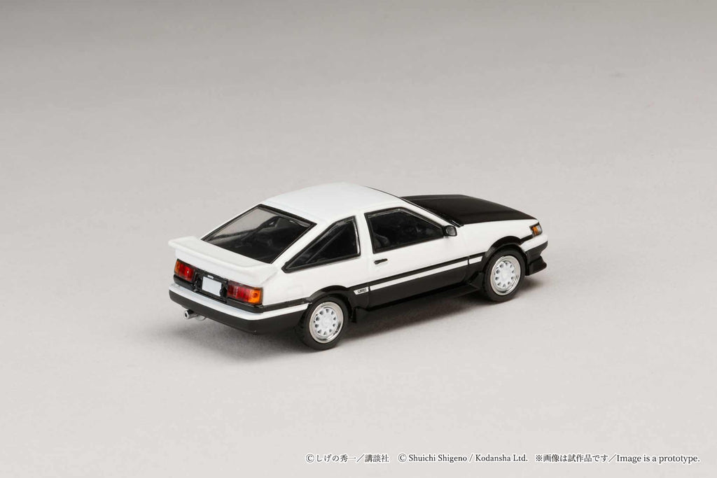 HobbyJapan 1/64 Toyota COROLLA LEVIN (AE86)/ INITIAL D Wataru Akiyama VS Keisuke Takahashi