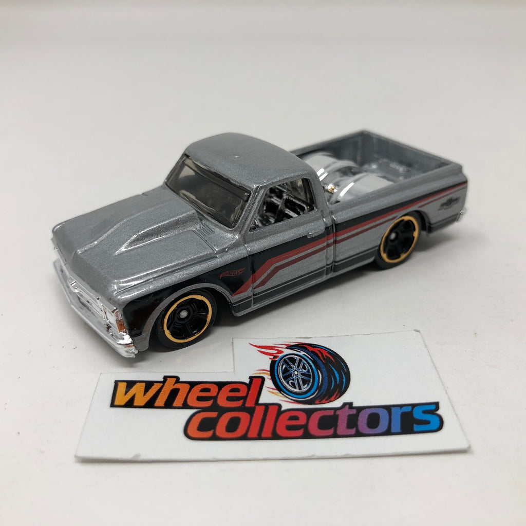 67 Chevy C10 * Silver * Hot Wheels Loose 1:64 Scale