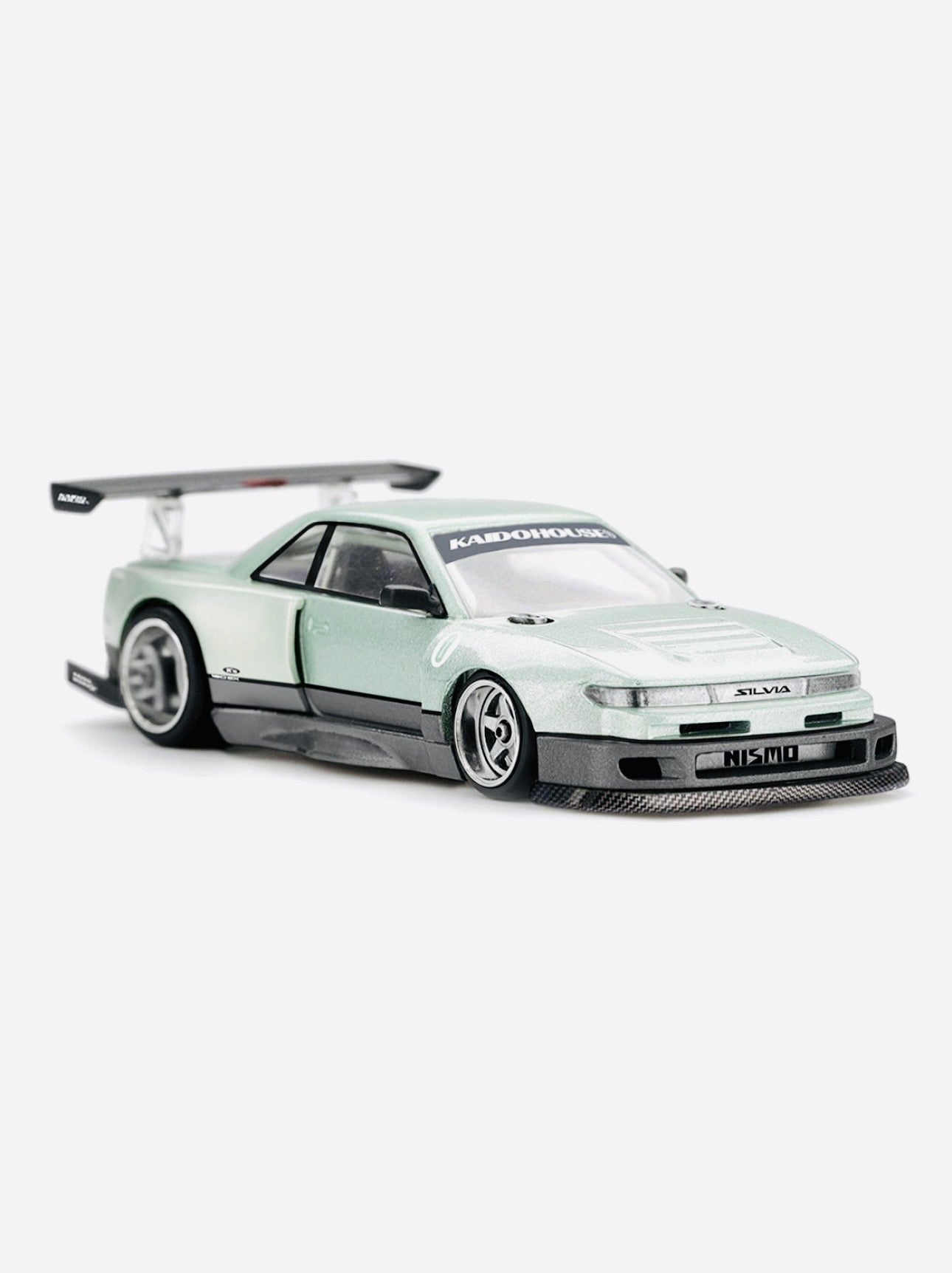 Mini GT x Kaido House Collab Factory Sealed Nissan Silvia S13-R KAIDO WORKS V1 Sea Foam Green #232