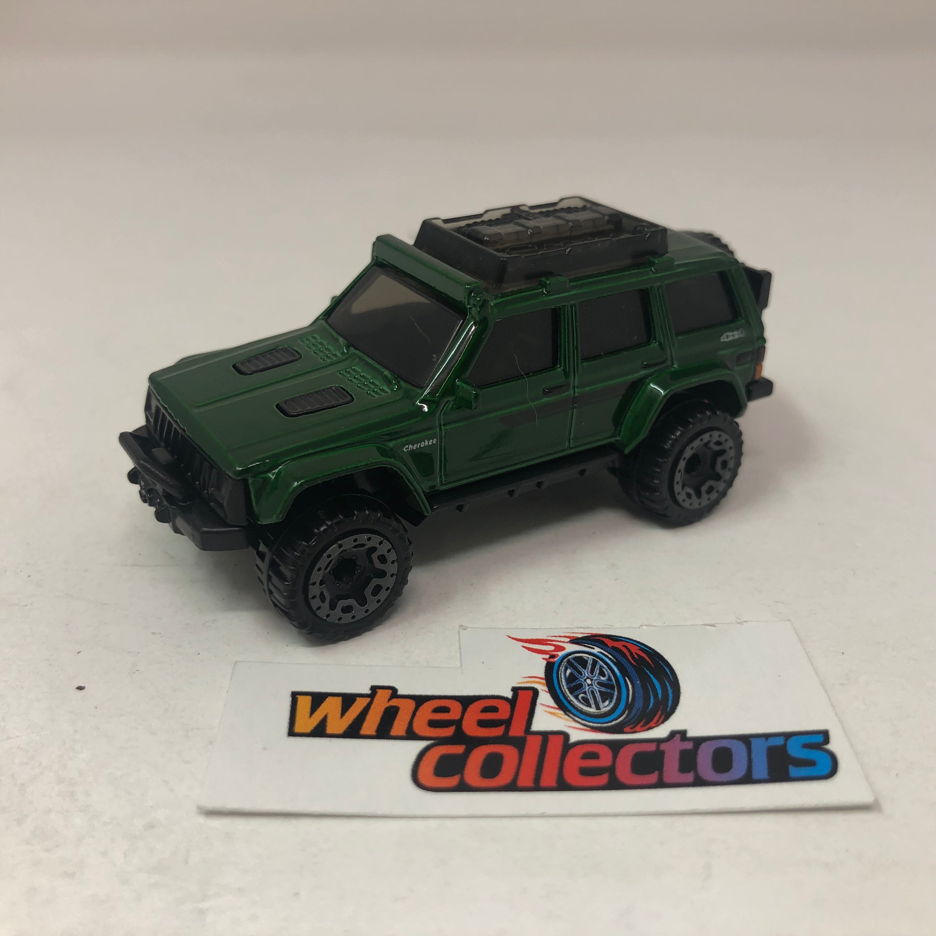 95 Jeep Cherokee * Green * Hot Wheels Loose 1:64 Scale