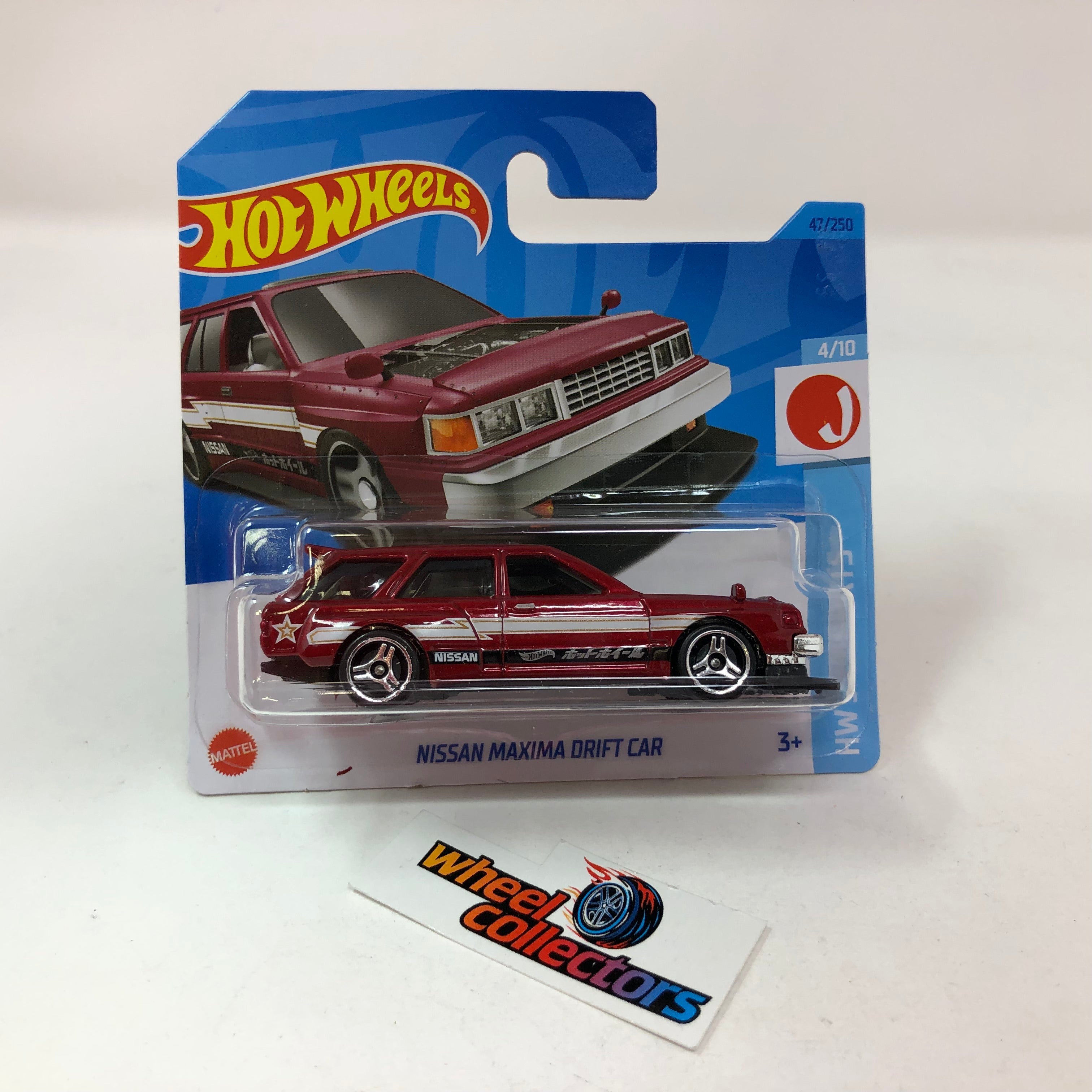 Nissan Maxima Drift Car #47 * RED * 2023 Hot Wheels