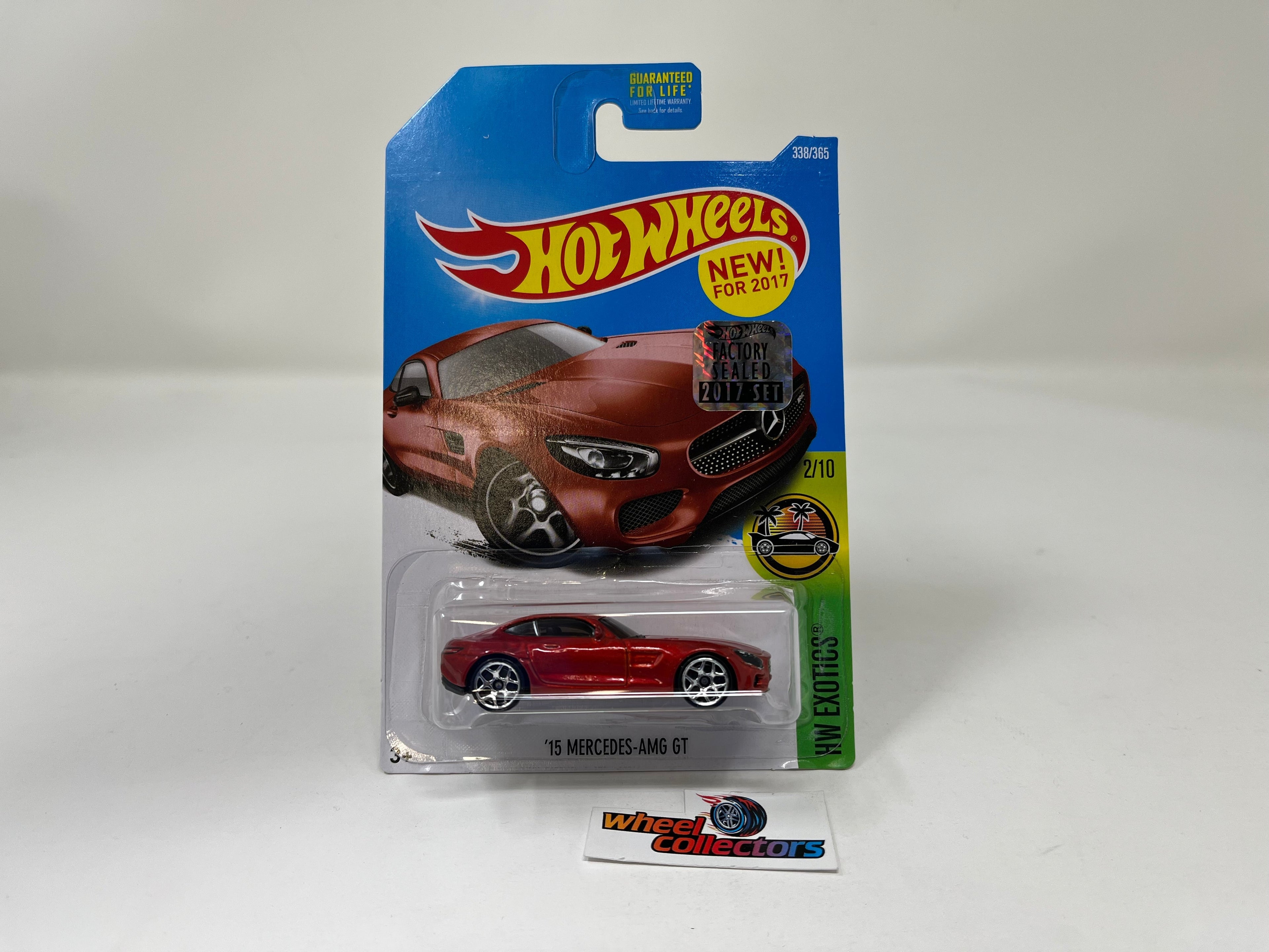 15 Mercedes-AMG GT #338 * RED * 2017 Hot Wheels Factory Set