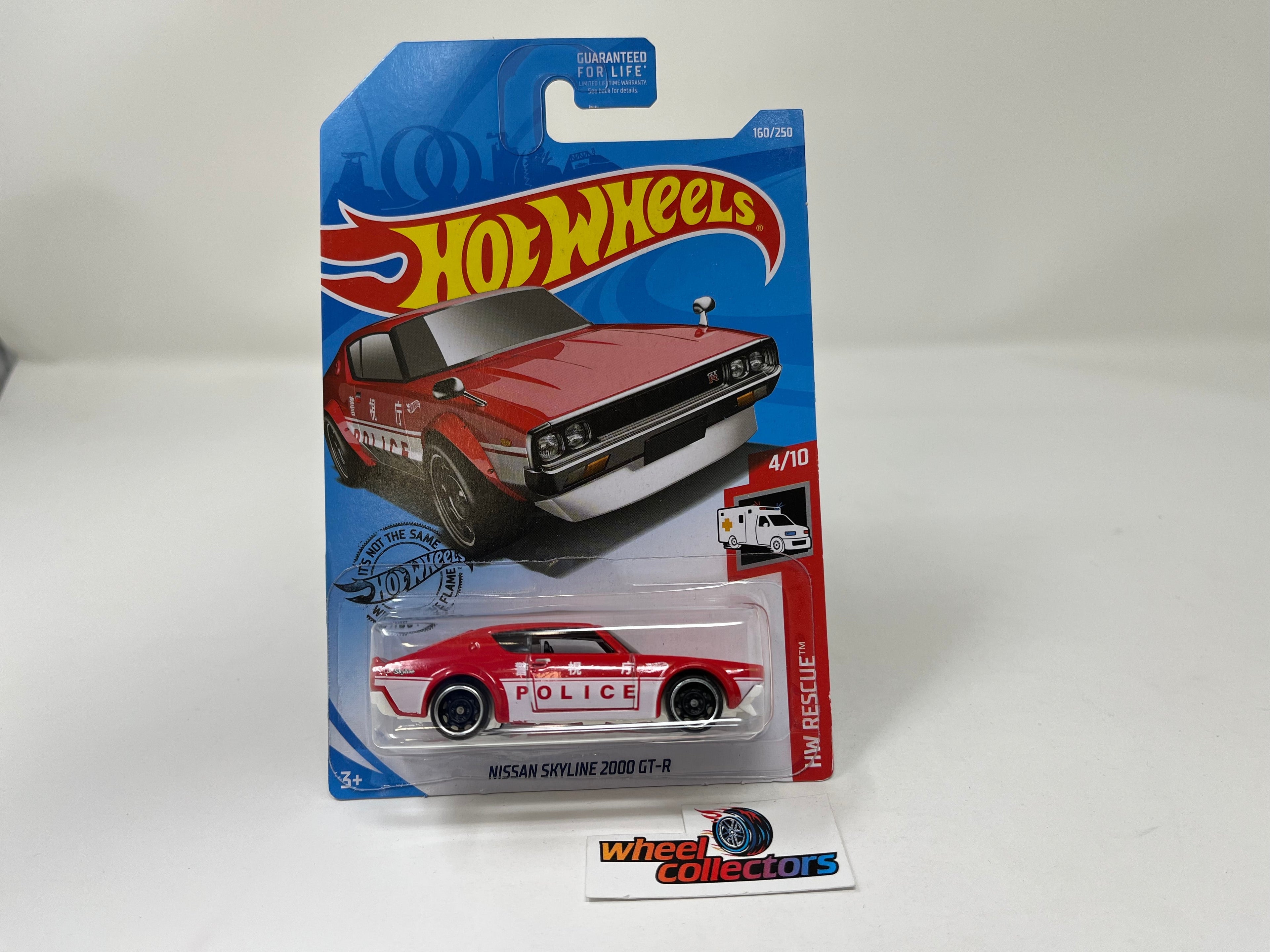Nissan Skyline 2000 GT-R #160 * RED * 2019 Hot Wheels