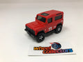 Land Rover Defender 90 * Red * Hot Wheels Loose 1:64 Scale