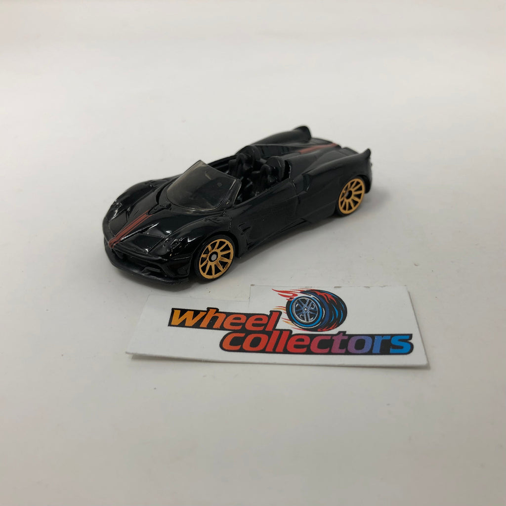 17 Pagani Huayra Roadster * Black * Hot Wheels Loose 1:64 Scale
