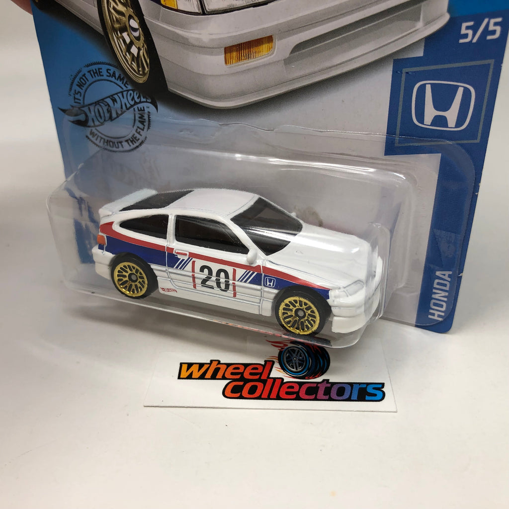 88 Honda CR-X #123 * White * 2020 Hot Wheels