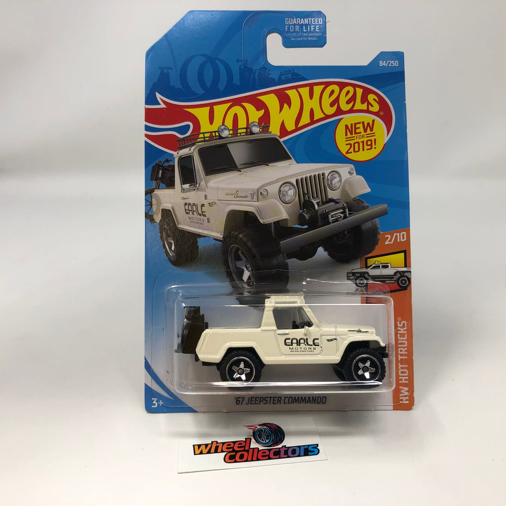 67 Jeepster Commando #84 * White * 2019 Hot Wheels