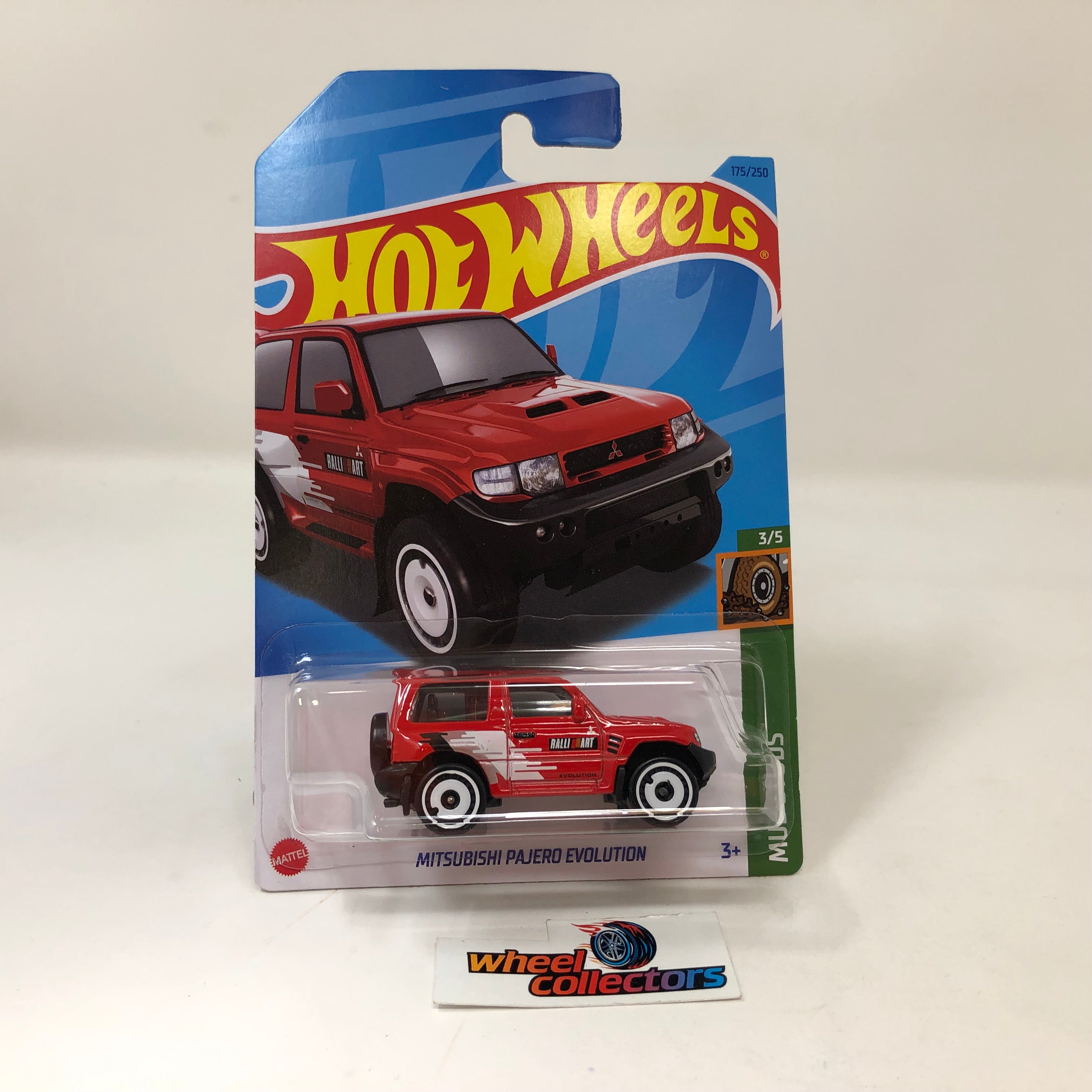 Mitsubishi Pajero Evolution #175 * RED * 2023 Hot Wheels International Case K