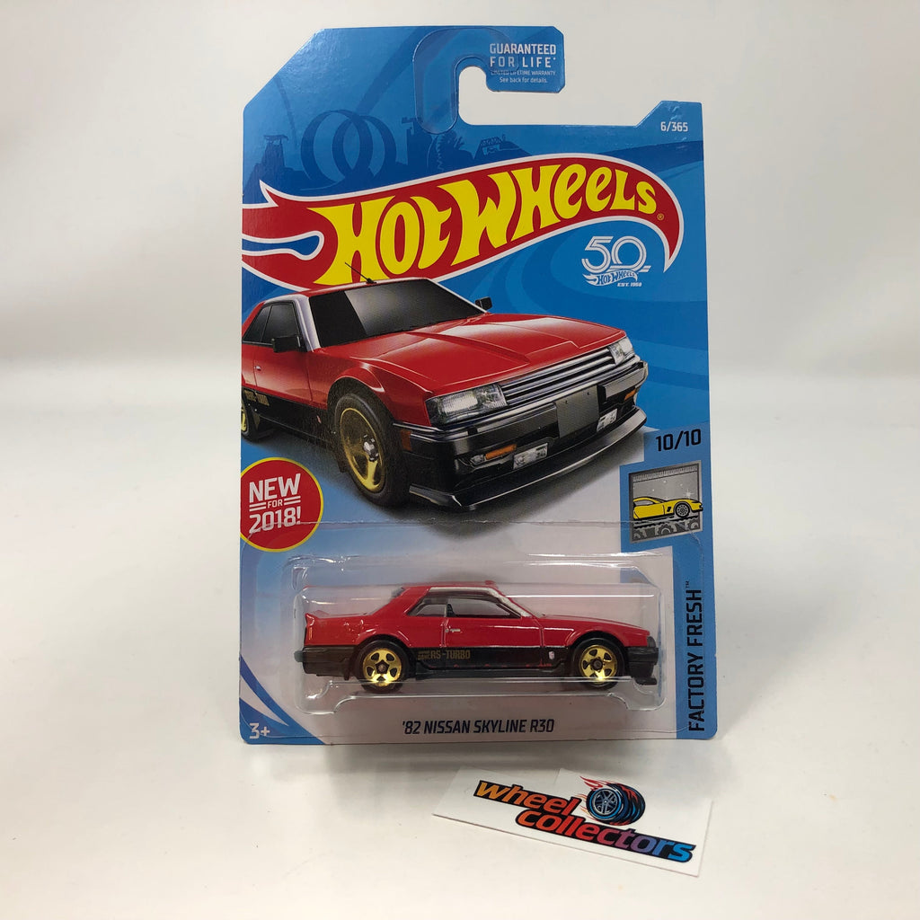 82 Nissan Skyline R30 #6 * Red * 2018 Hot Wheels