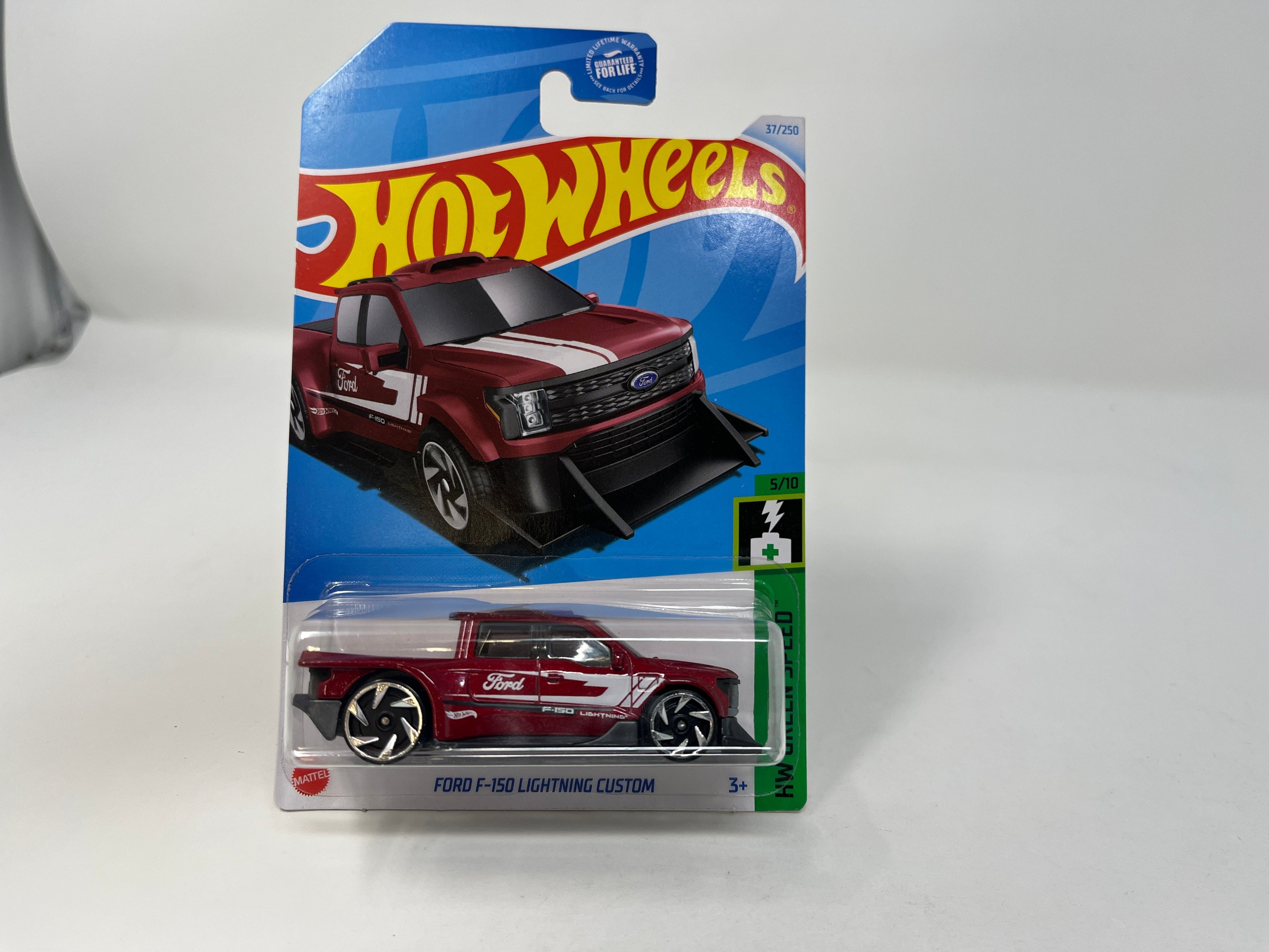 Ford F-150 Lightning Custom #37 * Red * 2024 Hot Wheels Basic
