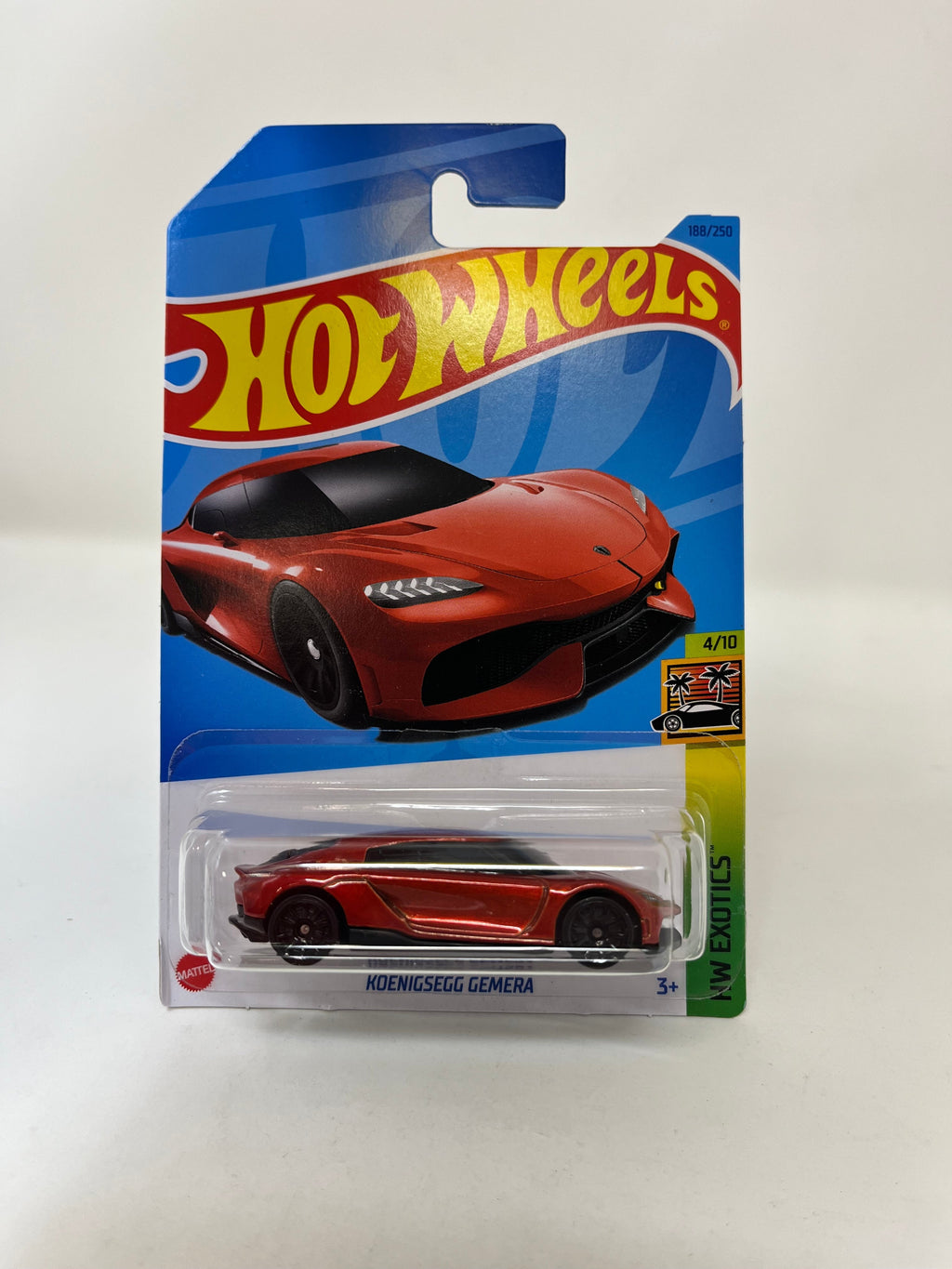 Koenigsegg Gemera #188 * Dark Orange * 2024 Hot Wheels Basic Case A