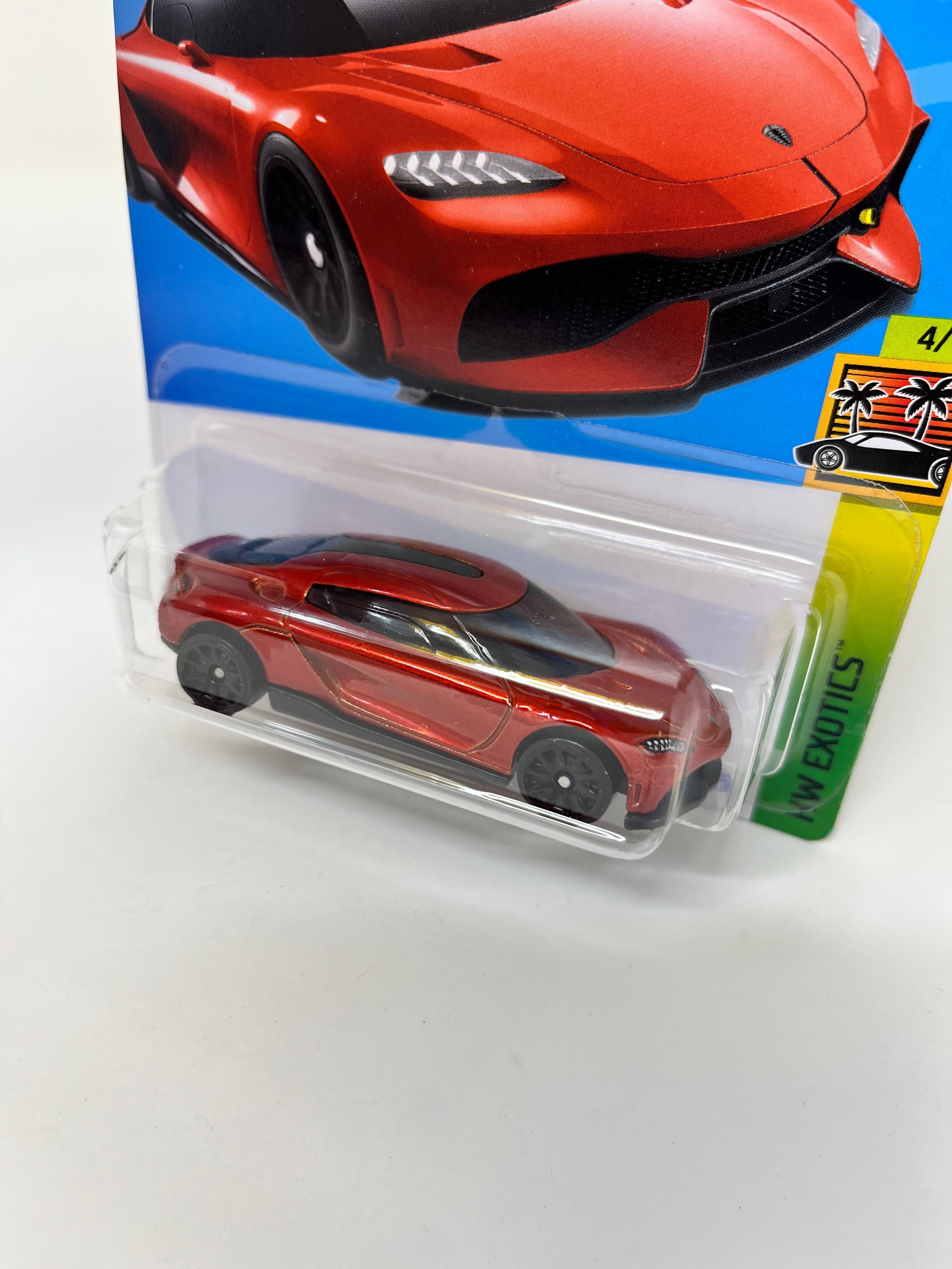 Koenigsegg Gemera #188 * Dark Orange * 2024 Hot Wheels Basic Case A