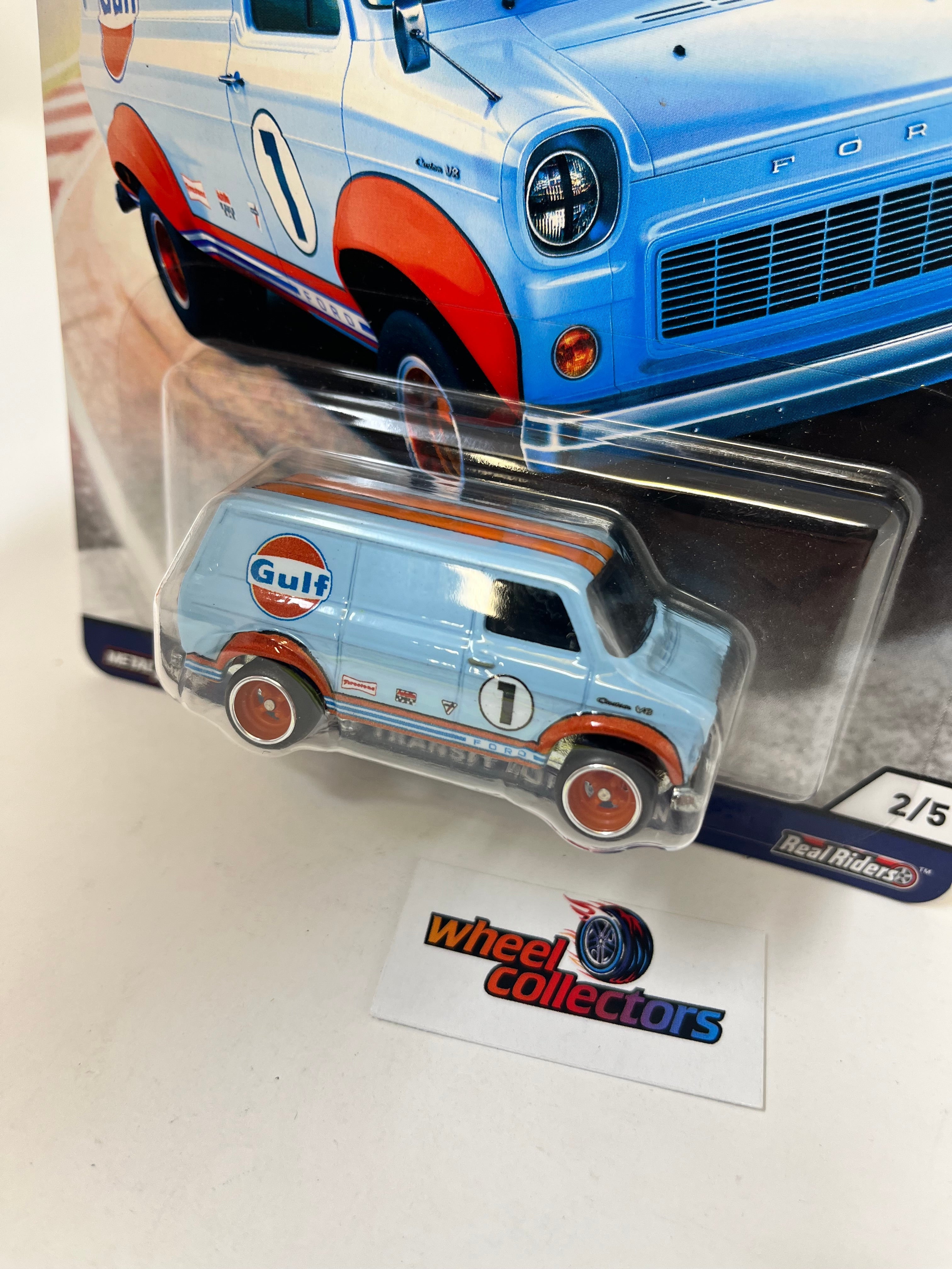 Ford Transit Super Van * Gulf * Hot Wheels Car Culture Cargo Carriers