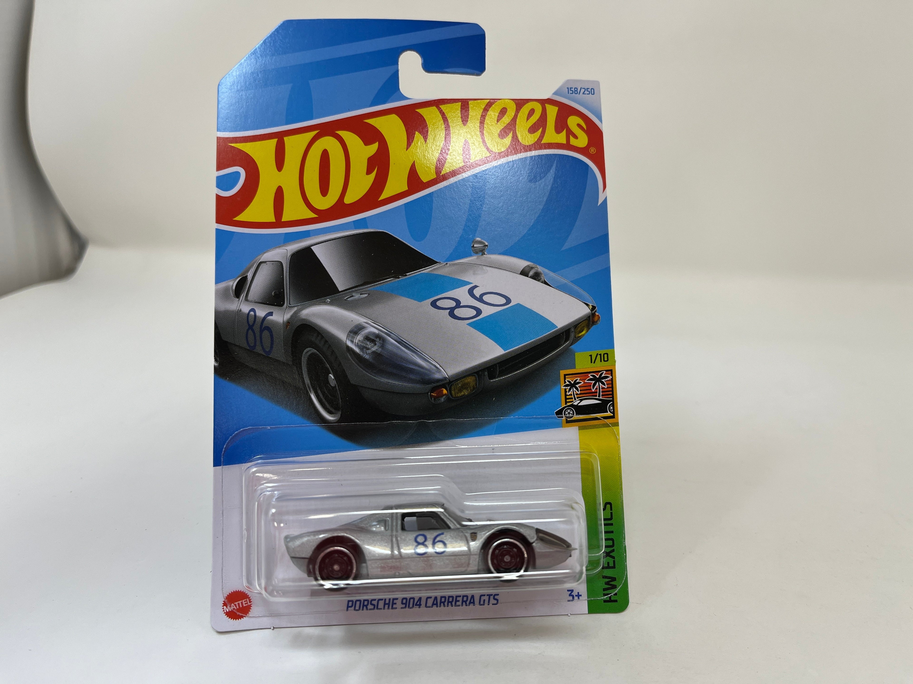 Porsche 904 Carrera GTS #158 * Silver * 2024 Hot Wheels Case H