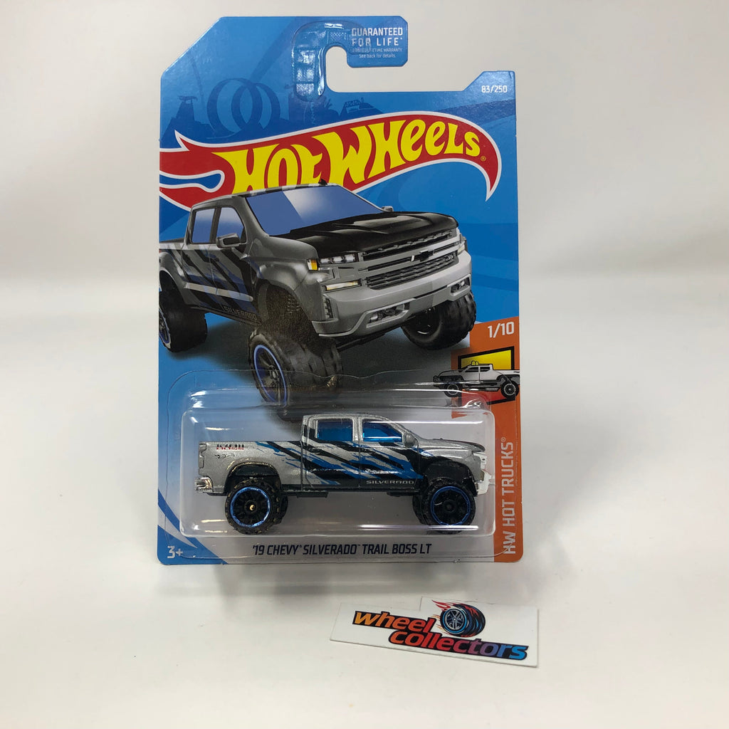 19 Chevy Silverado Trail Boss LT #83 * Kmart Only GREY * 2019 Hot Wheels