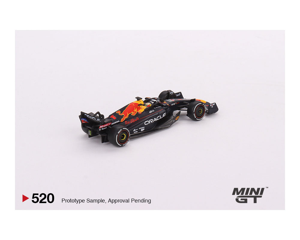 MINIGT 1:64 F1 Oracle Red Bull Racing RB18 #1 Max Verstappen 2022 Abu Dhabi Grand Prix Winner