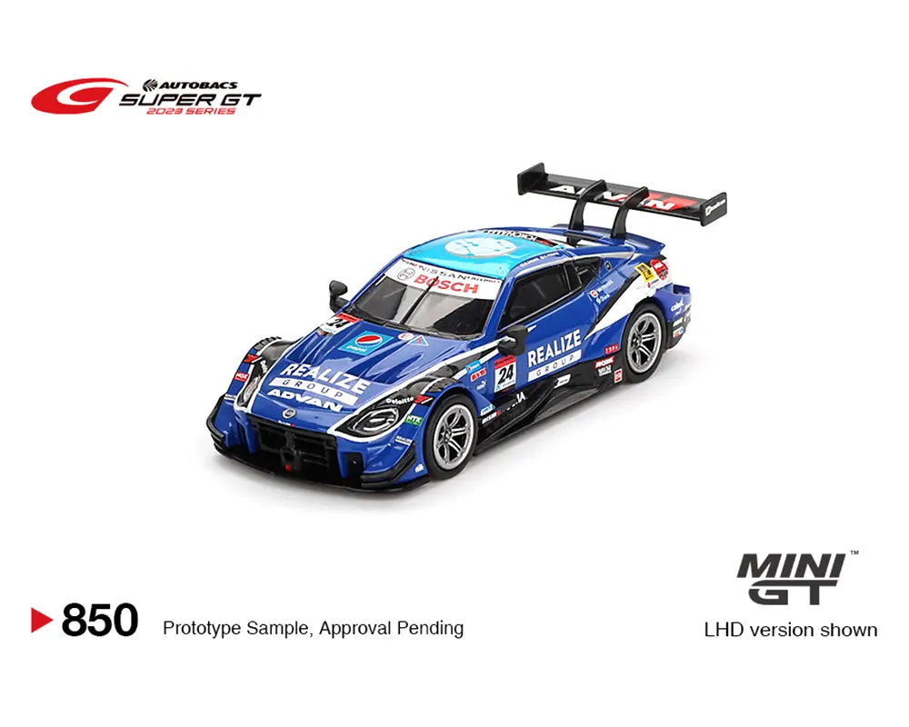 MINI GT 1:64 Japan Exclusive Nissan Z GT500 #24 鈥淩EALIZE CORPORTATION ADVAN Z鈥?KONDO RACING 2023 SUPER GT Series