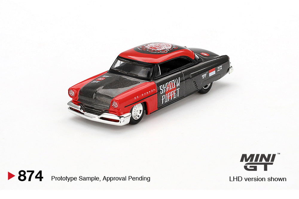MINI GT x Mizu Diecast 1:64 Lincoln Capri Hot Rod 1954 鈥淪hadow Puppet鈥?Limited Edition