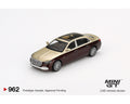 MINI GT 1:64 Mercedes-Maybach S680 in Gold / Dark Red Metallic
