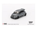 MINIGT 1:64 ABARTH 595 LB-WORKS x Abas Works in Grey