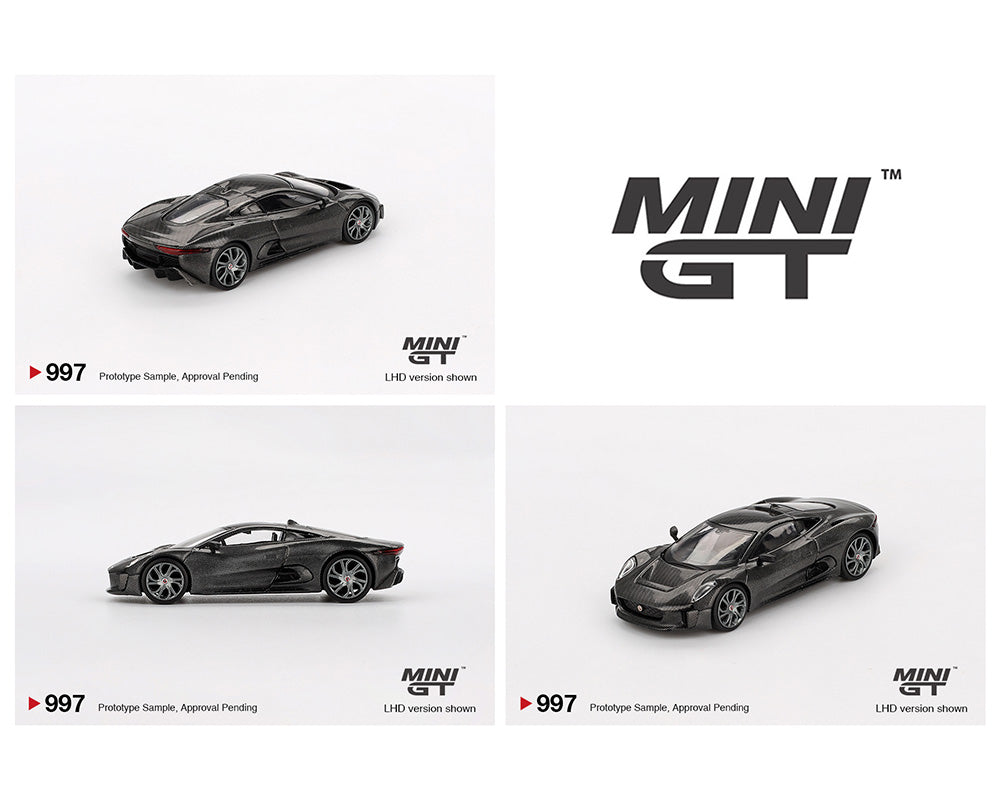 MINIGT 1:64 Jaguar C-X75 Test Car in Black