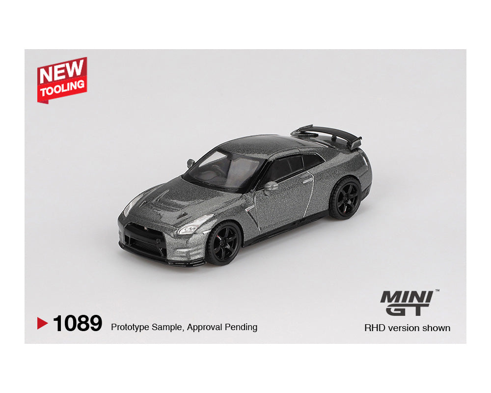 MINIGT 1:64 2013 Nissan GT-R NISMO R35 CRS Version in Dark Metal Gray