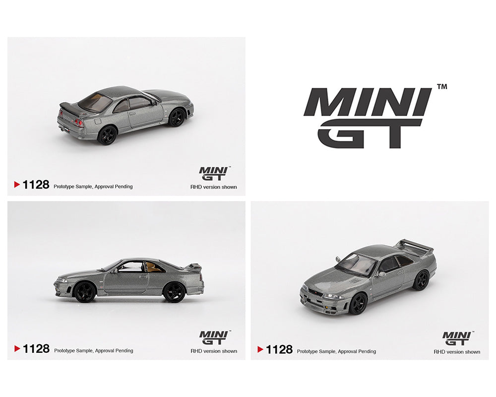 *PREORDER* MINI GT 1:64 NISSAN Skyline GT-R Dark Metal Gray (NISMO BCNR33 CRS Version)