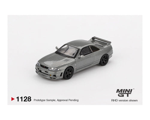 *PREORDER* MINI GT 1:64 NISSAN Skyline GT-R Dark Metal Gray (NISMO BCNR33 CRS Version)