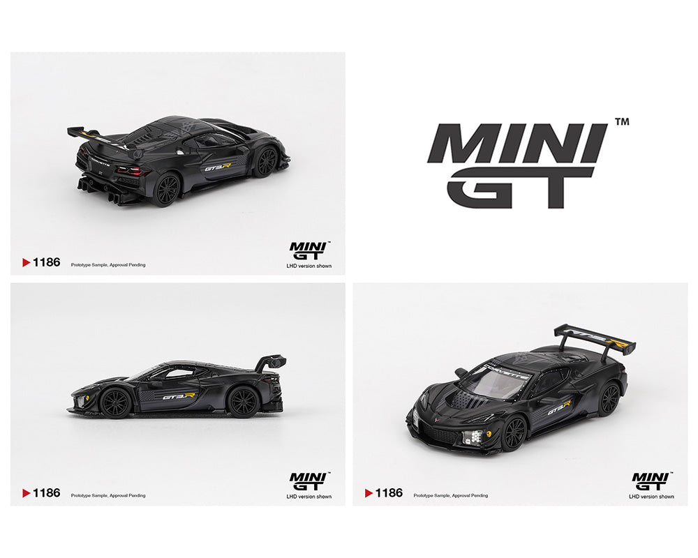 *PREORDER* MINIGT 1:64 Chevrolet Corvette Z06 GT3.R Road America Test Car in Black
