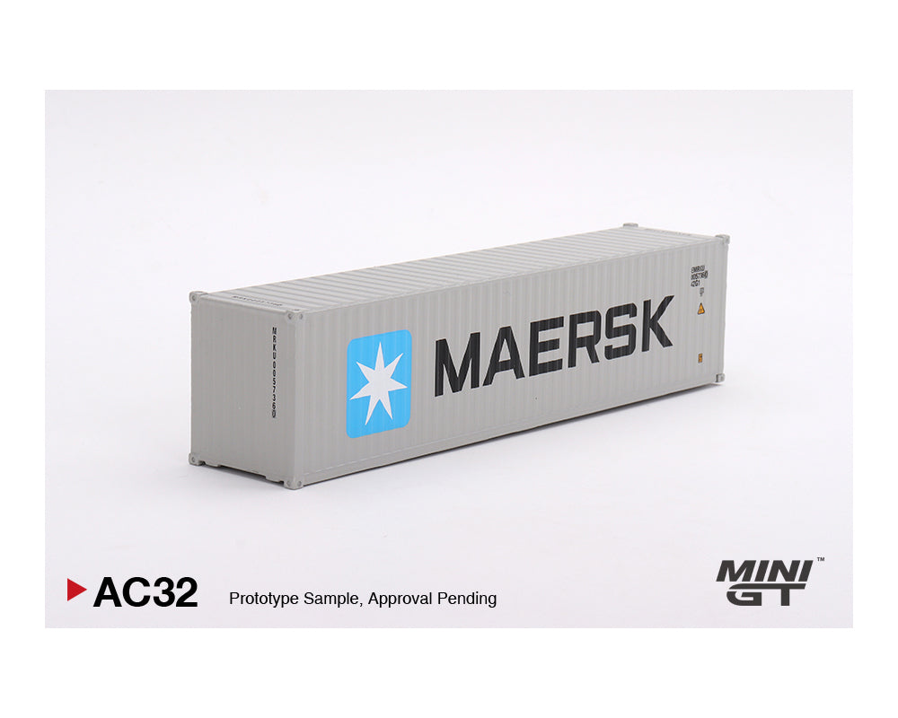 MINIGT 1:64 Dry Container 40鈥?鈥淢AERSK鈥?Edition