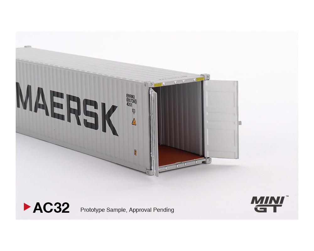 MINIGT 1:64 Dry Container 40鈥?鈥淢AERSK鈥?Edition