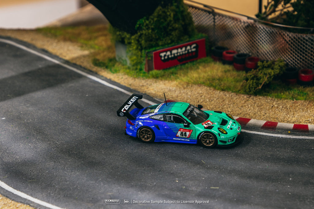 Tarmac Works 1:64 Porsche 911 GT3 R, N眉rburgring 24h 2019, K. Bachler / J. Bergmeister / M. Ragginger / D. Werner