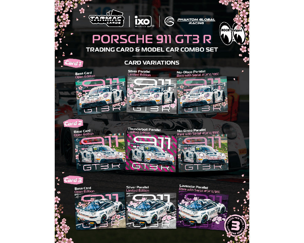 *PREORDER* Tarmac Works 1:64 Porsche 911 GT3 R 鈥?Suzuka 1000km IGTC 2025 with Trading Cards Combo