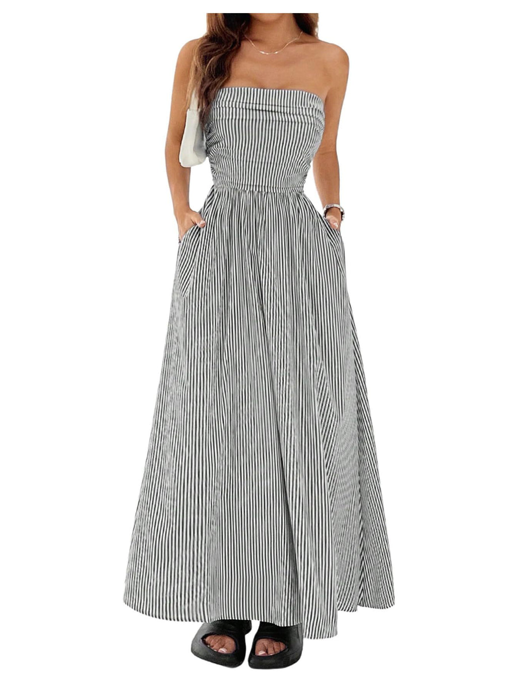 Long Pocket Dress For Women