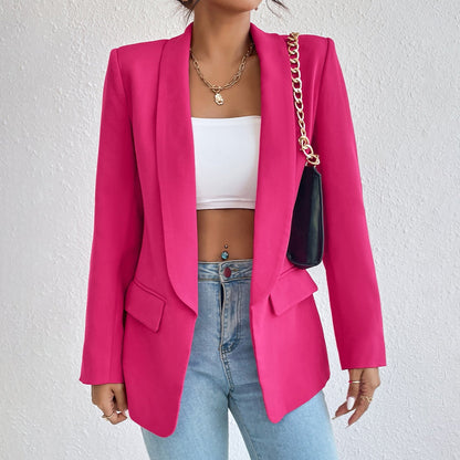 Winter Rose Fashion Suit Lapel